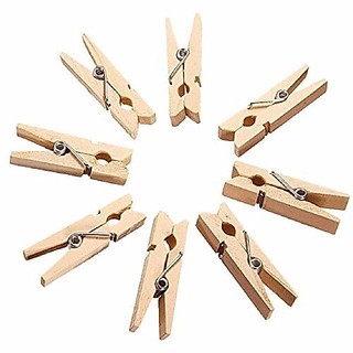 Túi 20 Kẹp Gỗ 6cm Treo Ảnh, Thiết kế Trang Trí nhiều kiểu xinh xắn