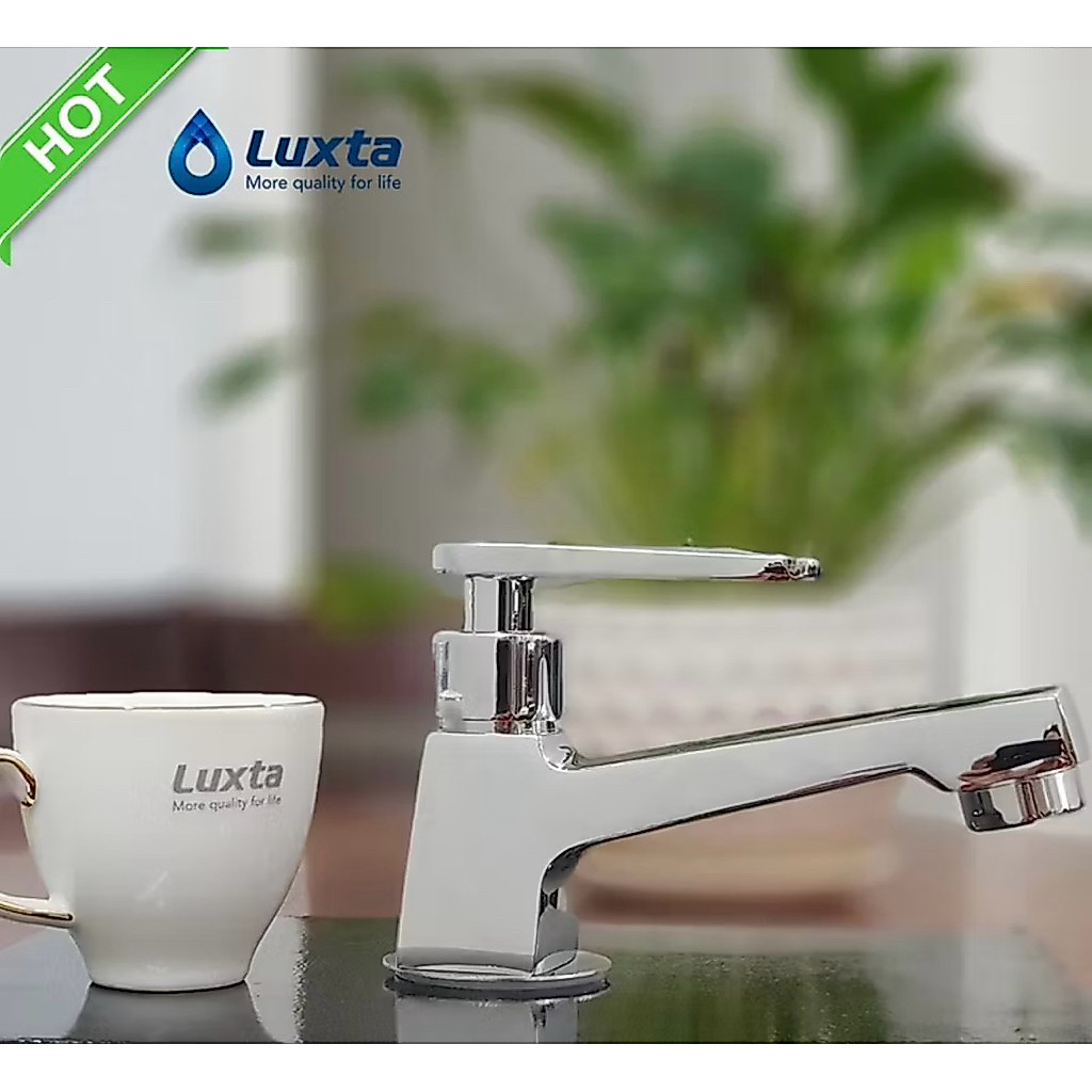 Vòi chậu lavabo lạnh Luxta L1114T3, bảo hành 3 năm chính hãng