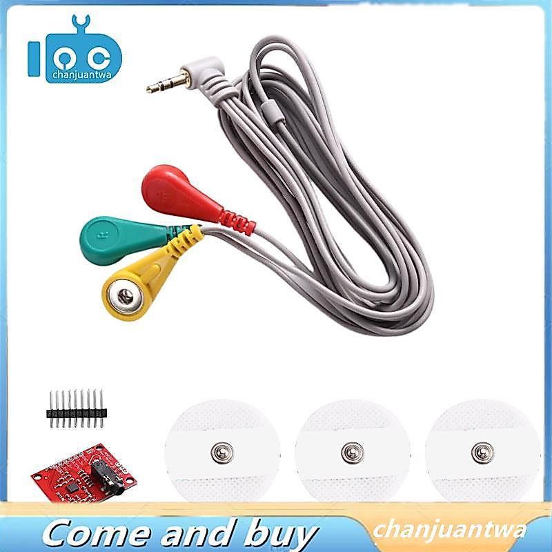 Màn hình tốc độ AD8232 cho mô-đun cảm biến ECG có cáp sạc Mô-đun AD8232