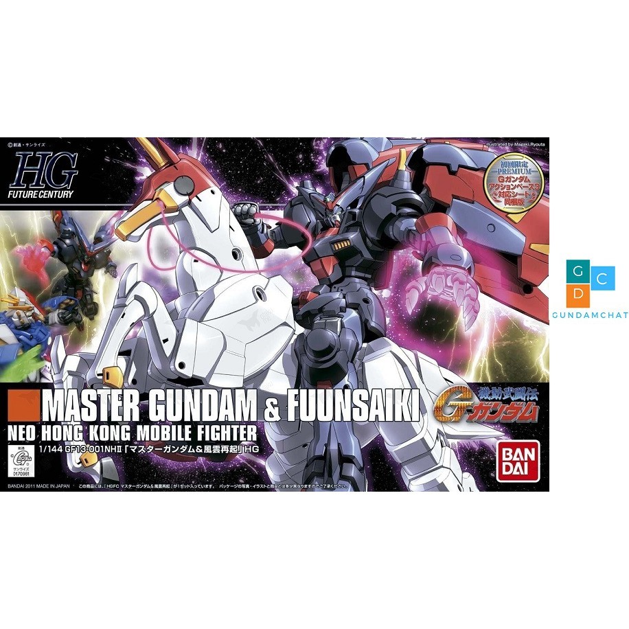 Mô Hình Lắp Ráp HG BANDAI HGUC MASTER GUNDAM + FUUNSAIKI - GDC 4573102577474