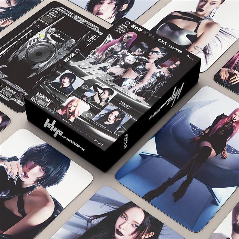 55 Tờ AESPA Photocards Whiplash Album Hàng HóaNINGNING ĐÔNG KARINA GISELLE55 Tờ AESPA Photocard Whip