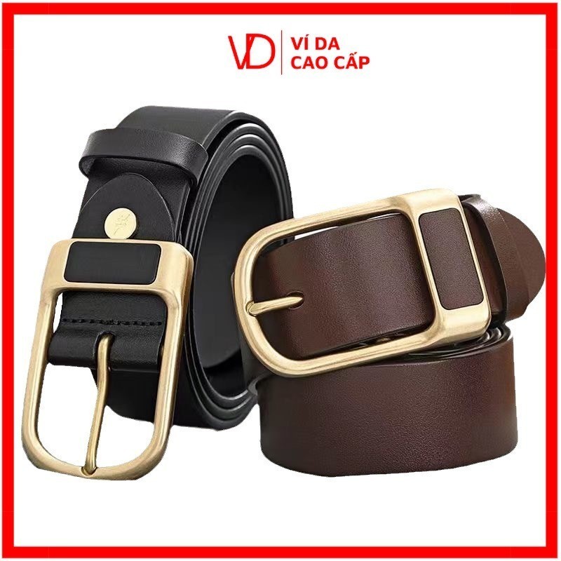 [Da loại 1] Thắt Lưng Nam Có Lỗ Dây Nịt Nam Thời Trang - MS98 [VD Luxury_Ví Da Cao Cấp]