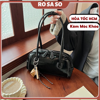 Túi xách nữ công sở ROSASO TX190 – mẫu mới 2025, túi tote đeo vai, kẹp nách sang trọng