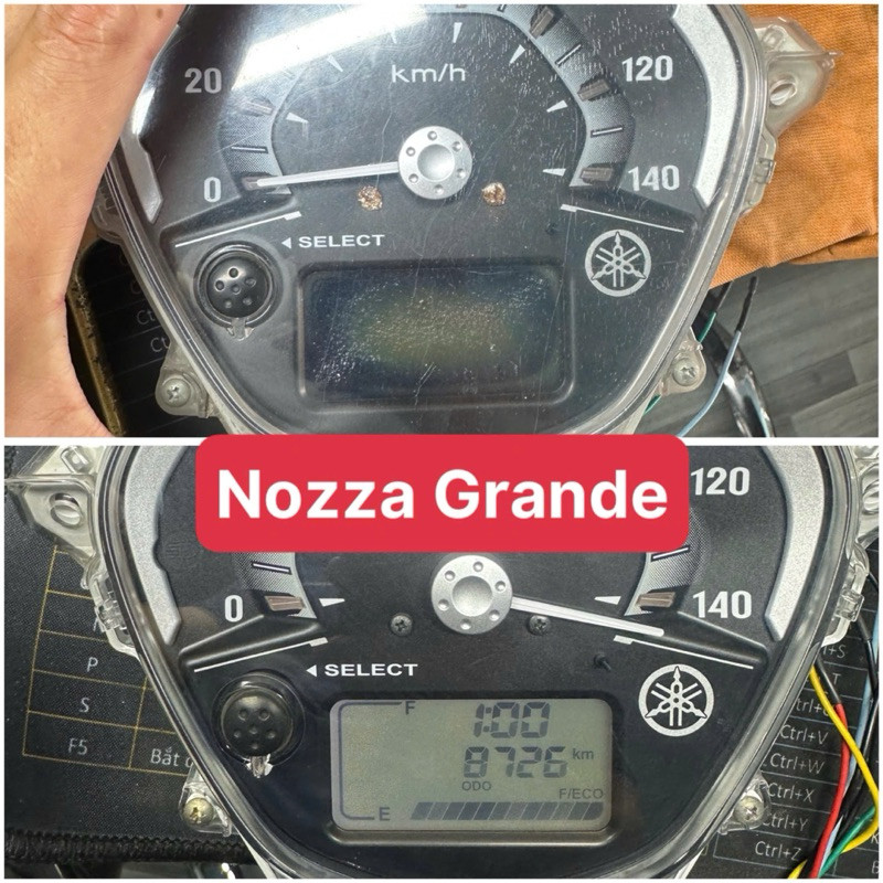 Màn hình đồng hồ Nozza Grande 2014-2018