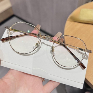 Mắt kính cận thị kính cận có độ sẵn 0.5 - 5.50 độ kính cận nam nữ Thấu kính có thể cắt được Gọng kính phẳng chống ánh sáng xanh phong cách hàn quốc dành cho học sinh 1055 