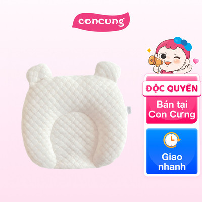 Gối nằm sơ sinh hỗ trợ đầu Animo B2202_DQ003 (PUB117C) - Kem