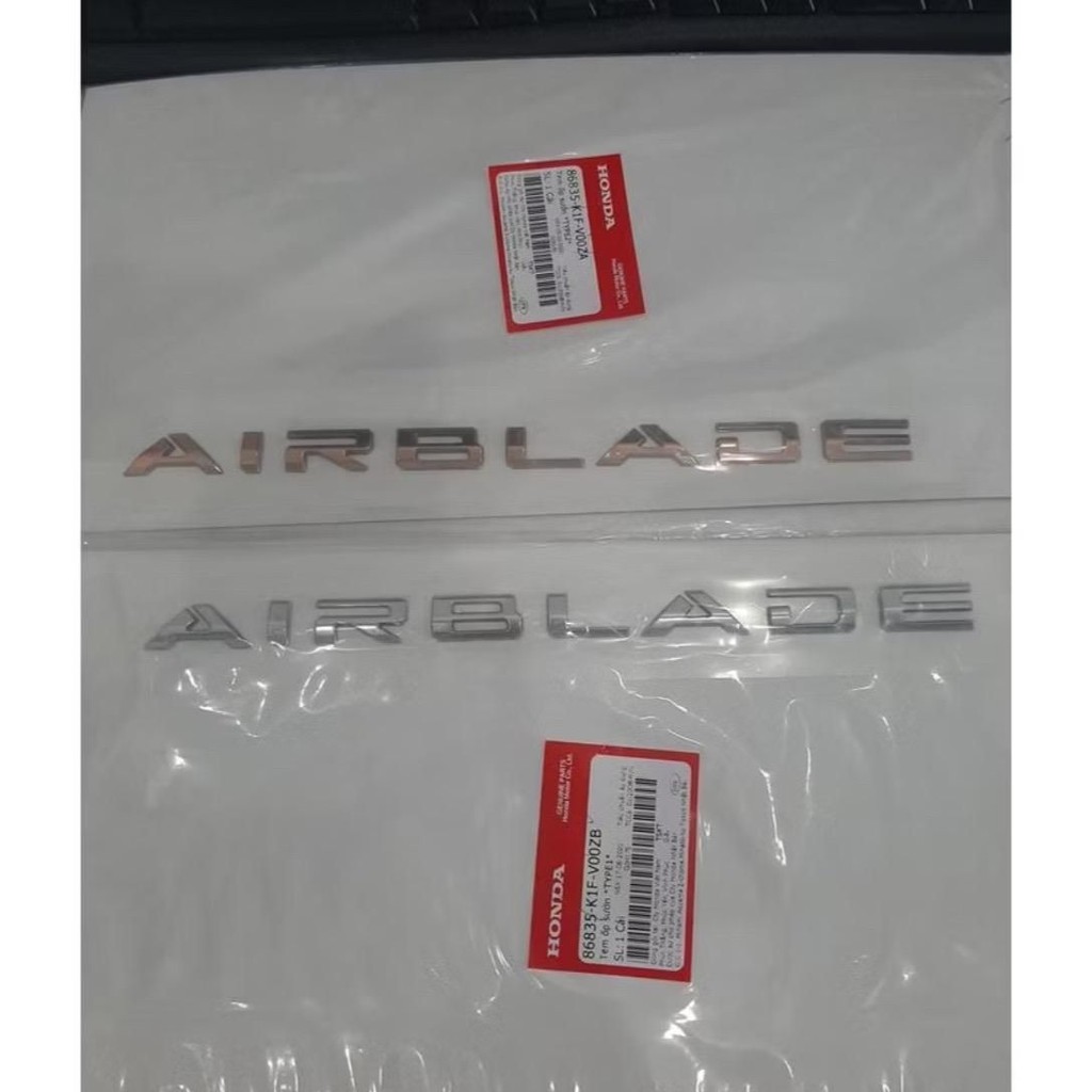 A tem sườn ab 160 Tem chữ nỗi Air blade 2020 2021 2022 2023 AB 150 160 chính hãng honda (giá 1 bên) 