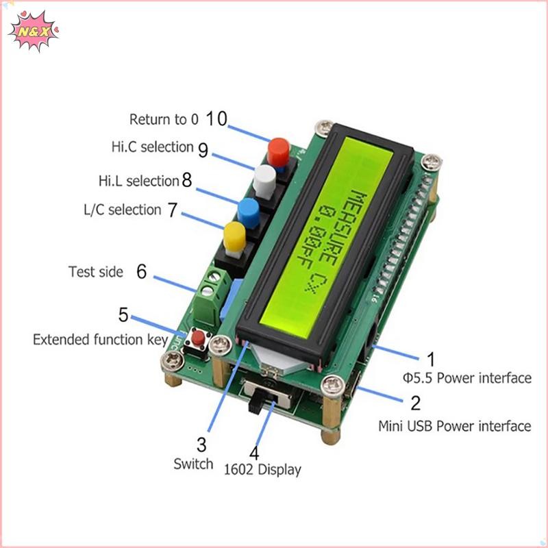 Máy kiểm tra điện dung L / C cảm ứng LCD kỹ thuật số LC100-A LCD có độ chính xác cao.