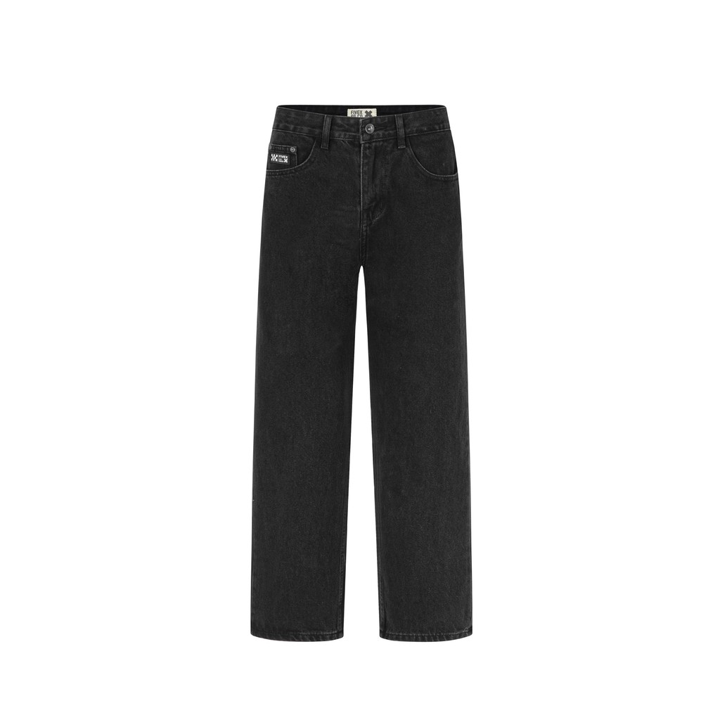 FIVEX STRAIGHT JEANS - BLACK