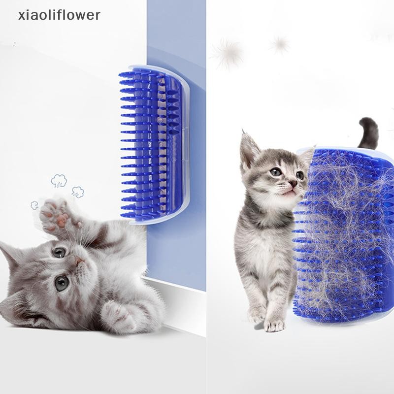 [XIA] Massage Pet Cat Brush Corner Scrape Hair Removal Beauty Clean Corner Brush Có thể tháo rời Scr