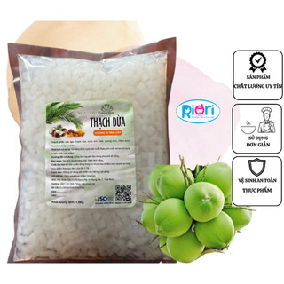   Túi 1.5KG  Thạch dừa hạt lựu Lotus Food vị trái cây ăn liền- Topping thức uống 