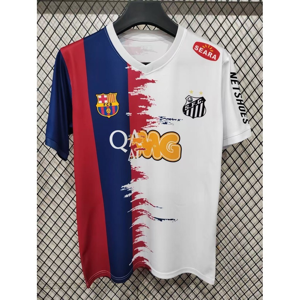 Áo đấu Barcelona & Santos phiên bản kỷ niệm đặc biệt Neymar, size S-4XL