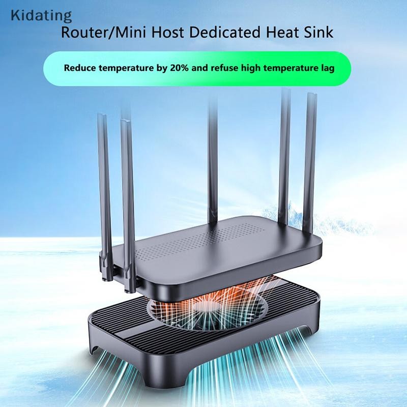 Kidating USB Router Giá Đỡ Làm Mát Cho Mini PC Wifi Router Modem TV BOX STB Di Động Đĩa Cứng Laptop 