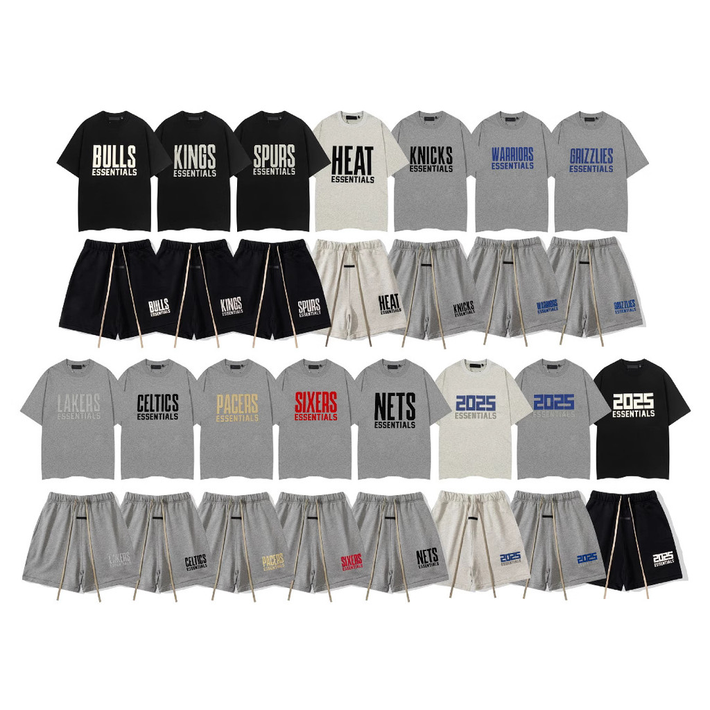 CM3F FOG Joint Name ESSENTIALS HHH Printed loose-fit pure cotton short-sleeve shirt T Men's T-shirt