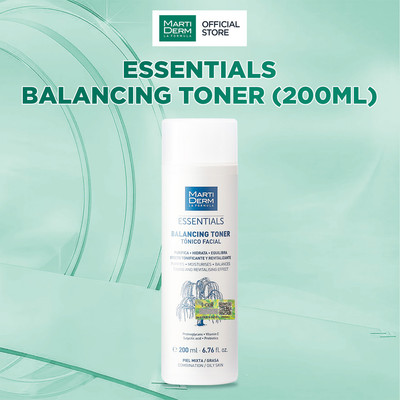 Nước Cân Bằng Làm Sạch Chứa BHA & Prebiotics - MartiDerm Essentials Balancing Toner (200ml)
