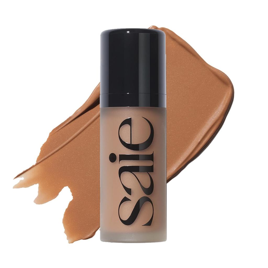Thanh đồng lỏng dưỡng ẩm ẩm Saie Dew, Thanh tạo đường viền bằng đồng Sunshine Kiss Gloss-Liquid Inje