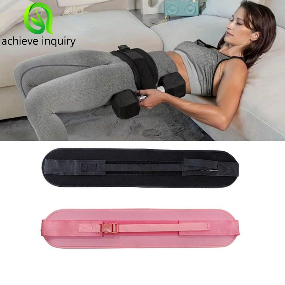ACHIEVE Thắt lưng lực đẩy hông, Đai tạ tạ chống trượt, Đai tập thể dục có thể điều chỉnh Thiết kế ti