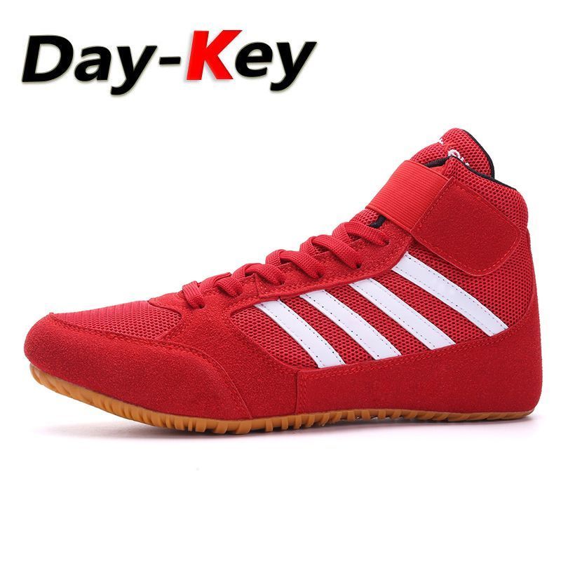 Giày đấu vật nam nữ cổ thấp/cao cấp day-key, giày boxing, sanda, tập luyện chiến đấu, thể thao
