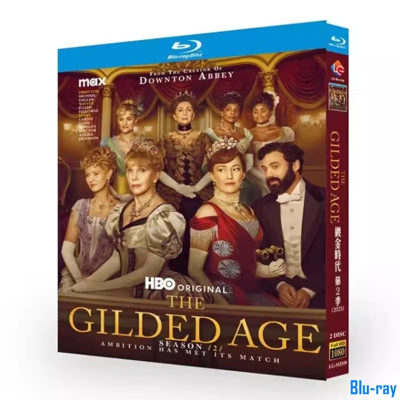 [THƯƠNG HIỆU MỚI SEALED] Phim truyền hình Mỹ The Gilded Age Season 2 (2023) Hộp Blu-ray 2 đĩa