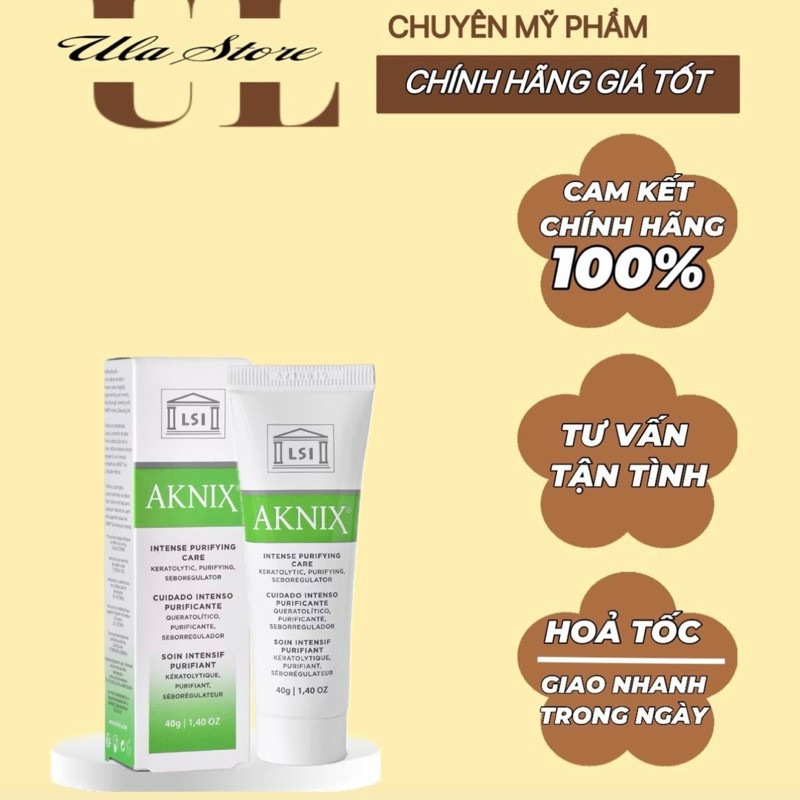 [Hàng Cty]Kem Dưỡng Ẩm Cho Da Mụn Ko V,iem AKNIX INTENSE PURIFYING CARE