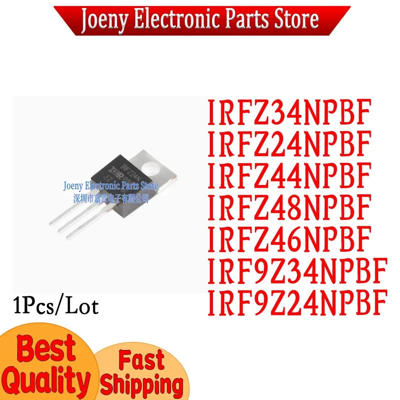 5 Chiếc IRFZ34NPBF IRFZ24NPBF IRFZ44NPBF IRFZ48NPBF IRFZ46NPBF IRF9Z34NPBF IRF9Z24NPBF TO-220 Hiệu Ứ