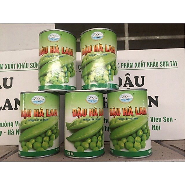 Đậu Hà Lan đóng hộp (nắp giật)