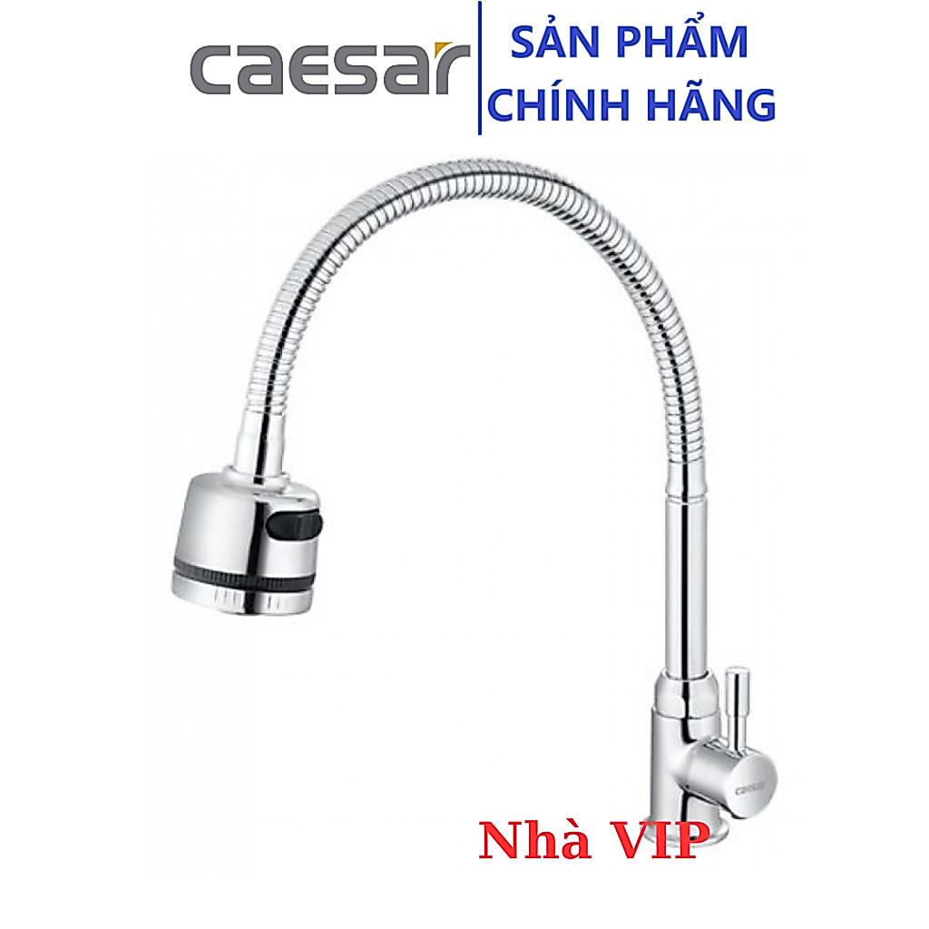 Vòi Bếp Lạnh CAESAR K025C, Vòi chén 1 đường nước Lạnh, Bảo hành 02 năm chính hãng
