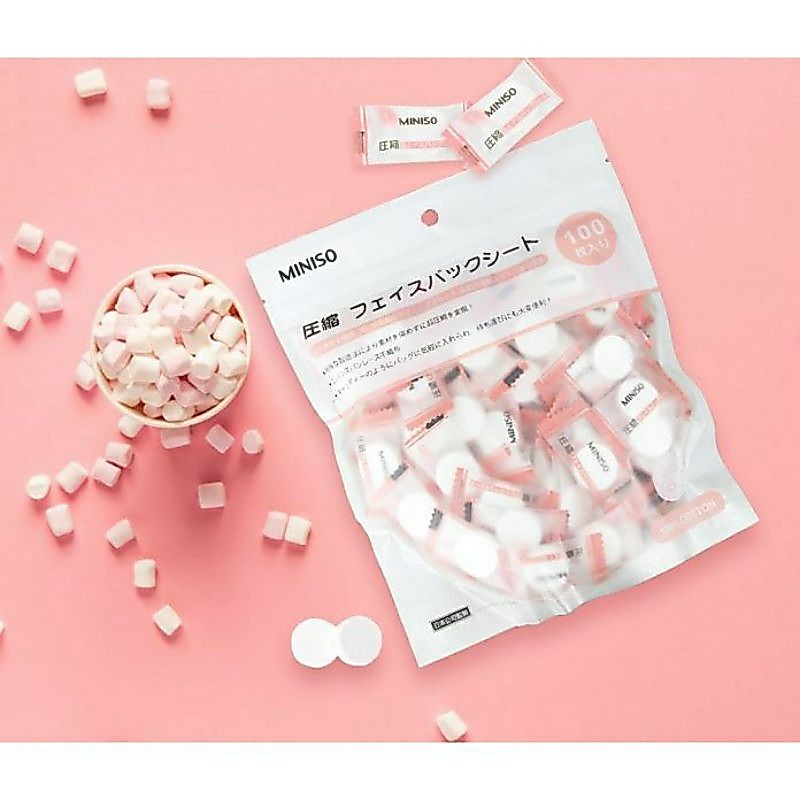 [ FREESHIP 1k ] mặt nạ nén miniso mua 10 tặng 1