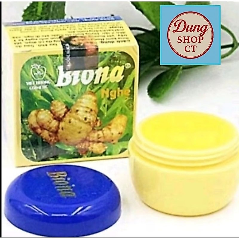 Kem Nghệ Biona - Giảm mụn, mờ thâm, sáng da - 3g/hủ - Hành chính hãng