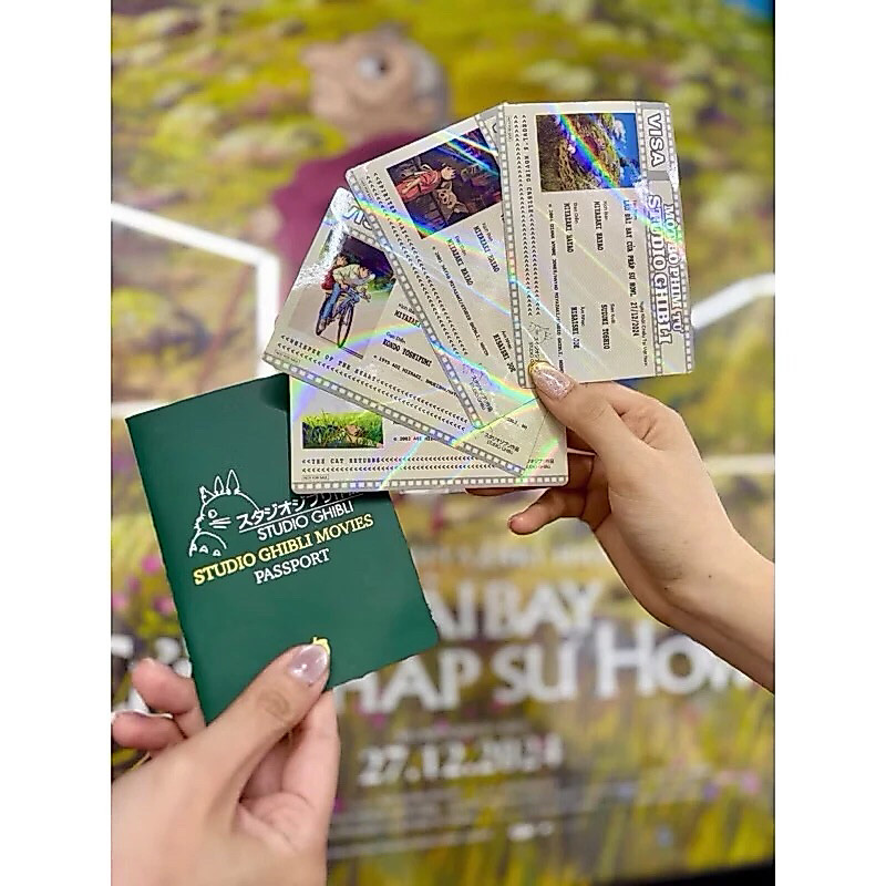 passport visa ghibli Chính hãng cgv Howl, vùng đất linh hồn, Totoro….