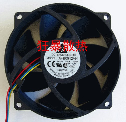 9225 Quạt làm mát CPU Delta chính hãng AFB0912VH 12V 0,60A Bộ điều khiển bốn dây