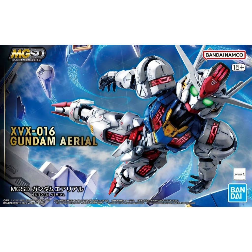 X-Mô Hình Lắp Ráp MGSD Aerial Gundam Bandai Chính Hãng – SD Size MG | 4573102688460