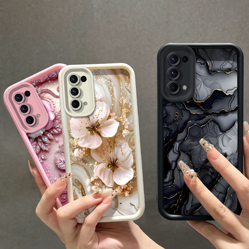 Ốp Điện Thoại Cho OPPO Reno5 / Reno5 K / Find X3 Lite Jelly Silicon Mềm Chống Sốc Cho OPPO Reno5 K V