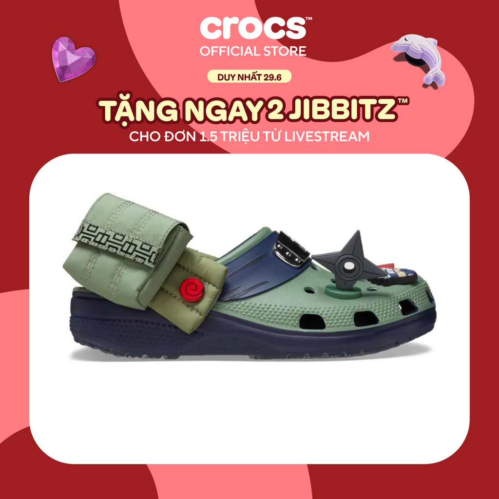 Giày Clog Unisex Crocs Classic Naruto - Navy - 209445-410