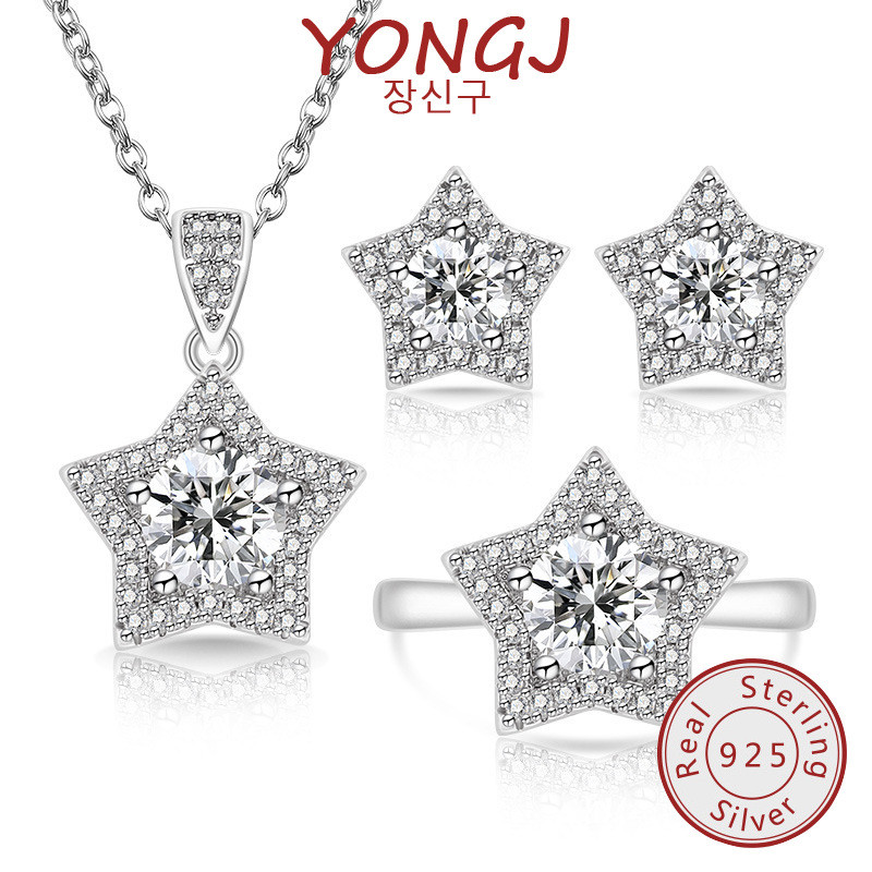 Niche Fashion Star Eight Hearts and Eight Arrows Bộ trang sức đầy màu sắc dành cho nữ