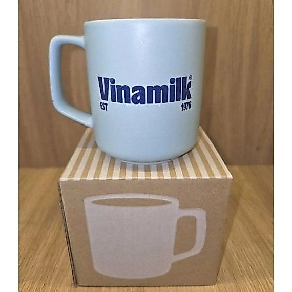 LY CỐC SỨ XANH NHẠT VINAMILK