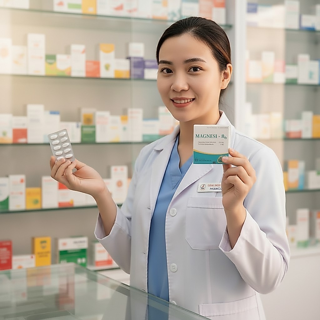 Hộp 100 viên Magnesium B6 cung cấp magie b6