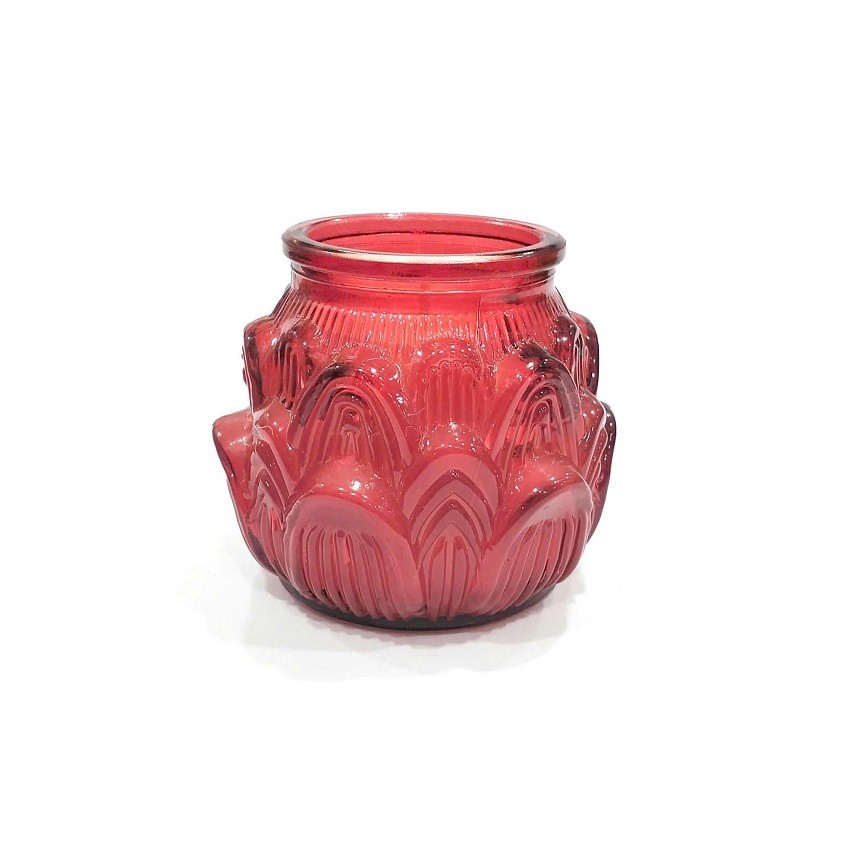 Nến thơm Eden Candle, Hũ nến thơm hình hoa sen Eden Candle EDC0726 cháy 32 giờ (size M)