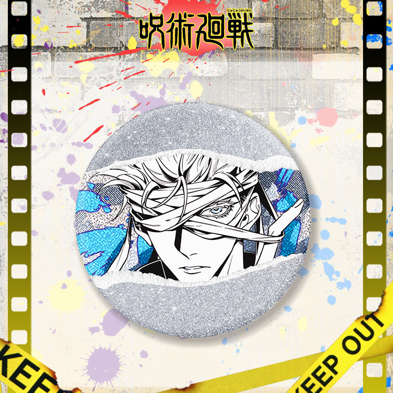 Jujutsu Kaisen Tears Up Double Flash Huy hiệu Anime Fellow