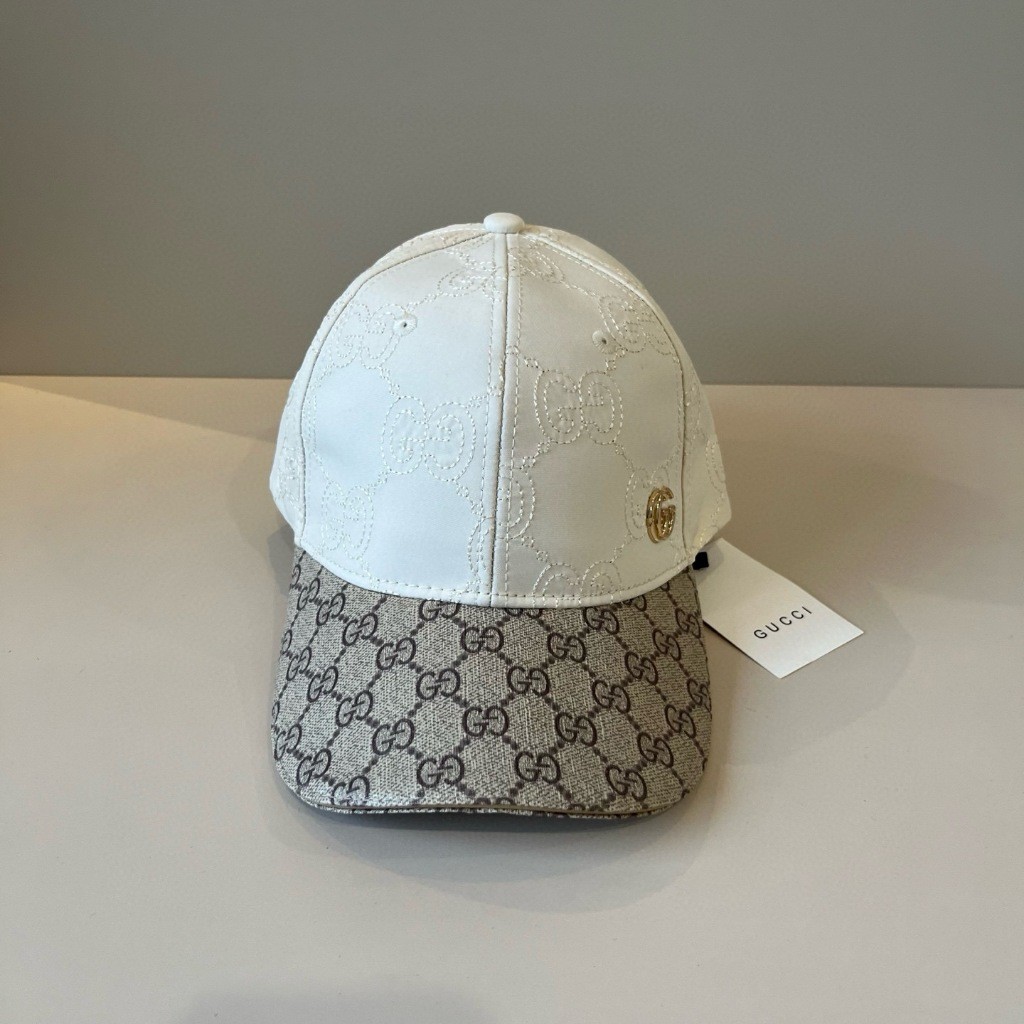 GUCCI Phong Cách Mới Da Mũ Bóng Chày Siêu Đẹp Nam Nữ Mũ Cổ CP