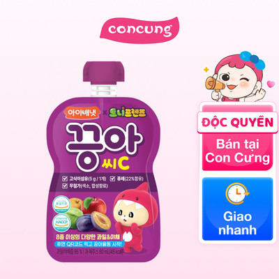 NƯỚC ÉP HOA QUẢ IVENET PUREE C (TÁO, LÊ, MẬN, BẮP CẢI) 80ml