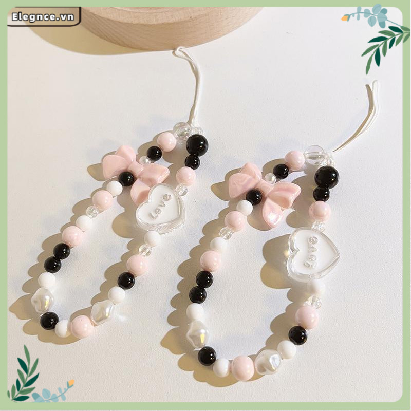 【Elevn】Dây đeo điện thoại chống mất phong cách cổ tích ngọt ngào kèm mặt dây chuyền đính hạt | BigBuy360 - bigbuy360.vn
