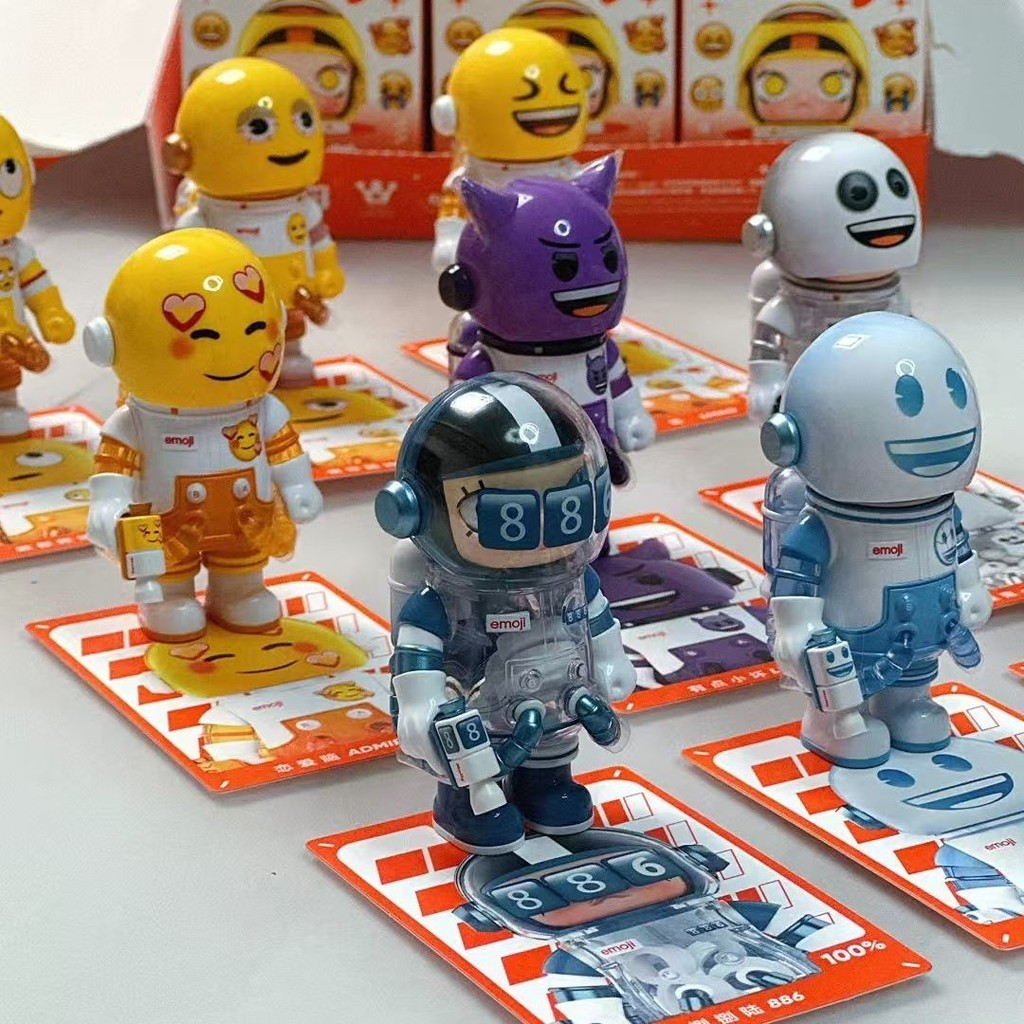 Mới Molly MEGA SPACE 100% Emoji Series Hộp Mù Quà Tặng Sinh Nhật Trang Trí MOLLY mega space HGWJ
