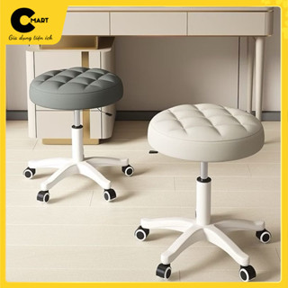  Ghế đẩu tròn xoay Ghế xoay đệm cao cấp có bánh xe di chuyển tiện lợi CMGL02 