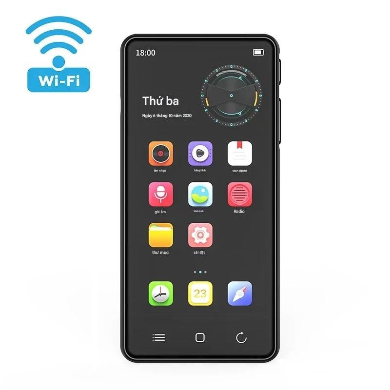 Máy nghe nhạc MP4 Ruizu H8 Màn hình cảm ứng 4.0 inch WIFI Android Bluetooth 5.0 MP5 HIFI Âm nhạc Đài