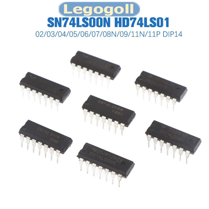 Legogoll 10 Chiếc 74LS00 74LS01 74LS02 74LS04 74LS05 74LS06 74LS07 74LS08 74LS09 74LS11 Mới