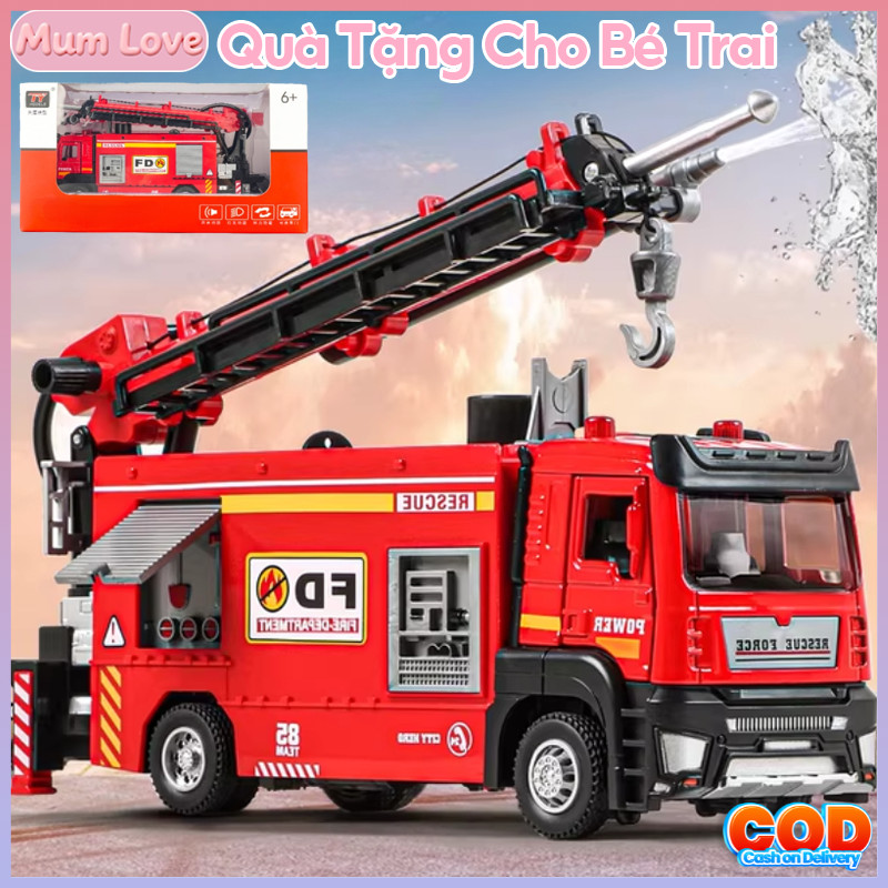 Đồ Chơi Xe Cứu Hoả Phun Nước Cao Cấp