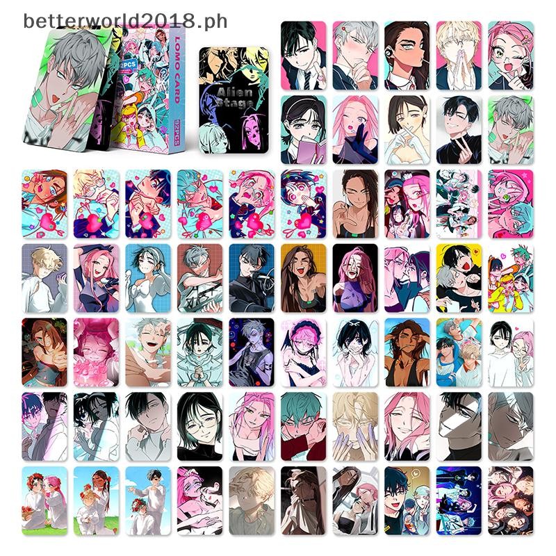 [bte] 92 Cái Anime Cards Game Manga Hàn Quốc Alien Stage LOMO Card Sticker Mizi Sua Ivan Till Hyuna 