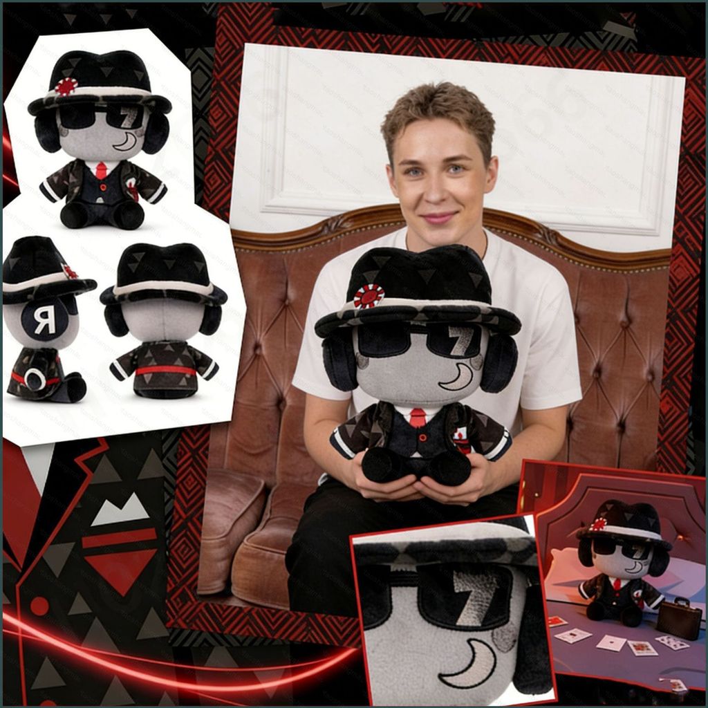YT4 Roblox Forsaken Chance Plushie Game Merch Búp bê bông sang trọng dễ thương