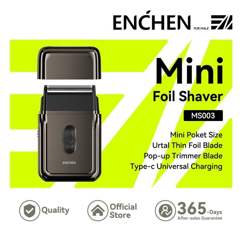 [Món quà tốt nhất dành cho nam] Máy cạo râu Mini ENCHEN MS003 Máy cạo râu cầm tay Máy cạo râu điện M